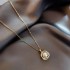 2025 New Luxury Red Pearl Pendant Necklace - Fashionable Chic Clavicle Chain with Elegant Design