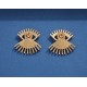 Vintage Bold Eye Earrings – Fashionable Minimalist Ethnic Lash Stud Earrings