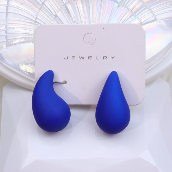 Design-Inspired Chunky Drop Earrings, Minimalist Fashion Acrylic Studs Earrings