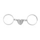 Fashion Chain-Link Magnetic Heart Ring, Adjustable Open-Couple Rings