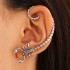 Gothic Dark Scorpion Ear Cuff - Punk Hip-Hop Creative Faux Scorpion Cartilage Earring, Alloy Material