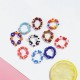 Handmade Beaded Colorful Woven Flower Index Finger Ring