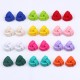 New 3D Triangle Spray-Painted Stud Earrings, Acrylic Minimalist Twist Dangle Earrings, Unique and Stylish Jewelry