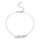 New Diamond-Infinity Symbol 8-Shaped Bracelet