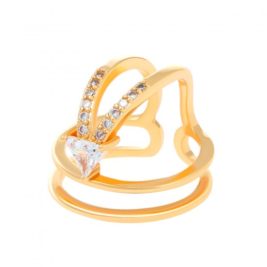 New Zircon Nail Cover Ring, Unique and Stylish Removable Manicure Finger Ring