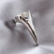 New Zircon Nail Cover Ring, Unique and Stylish Removable Manicure Finger Ring