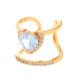 New Zircon Nail Cover Ring, Unique and Stylish Removable Manicure Finger Ring