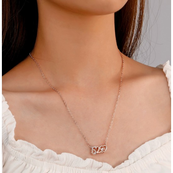 Simplistic Heart Pendant Necklace & Valentine's Day Necklace