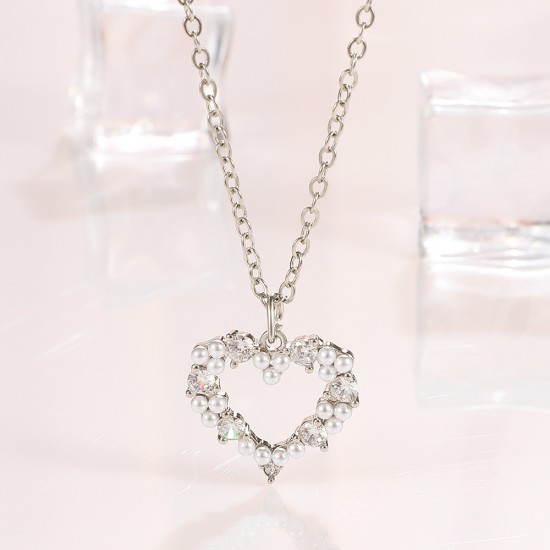 Simplistic Heart Pendant Necklace & Valentine's Day Necklace