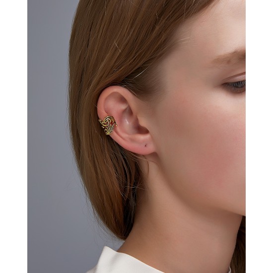 Unique Leaf No-Piercing Earrings, Minimalist Retro Ear Cuffs for Helix and Cartilage