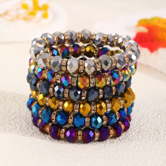 Women's Boho Bracelet & Handmade Crystal Beads